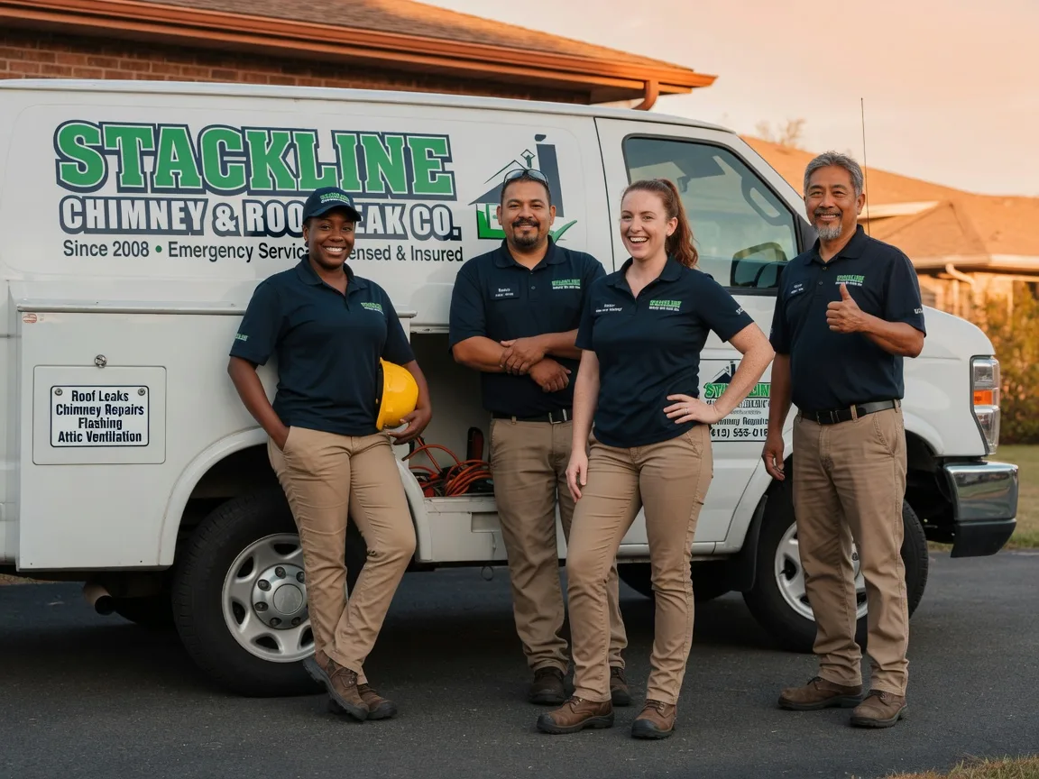 Chimney flashing repair company in Woodinville, WA